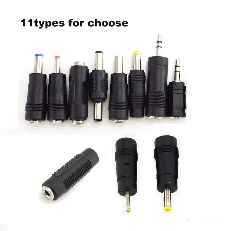 

2xDC 5.5x2.1/2.5mm 3.5x1.35mm 4.0x1.7mm male female to 3.5mm 5.5x2.5mm male female Connectors power jack plug 6.5mm m/m f/m R23