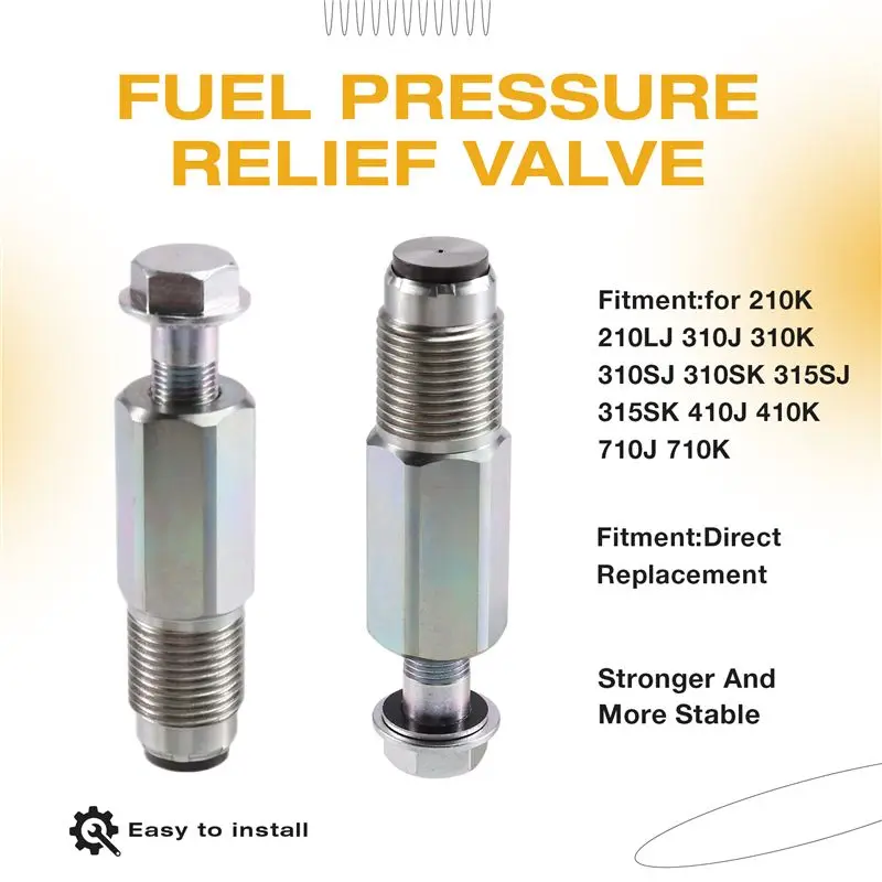 B50C جديد صمام تخفيف ضغط الوقود RE516335 لجون ديري 210K 210LJ 310J 310K 310SJ 310SK 315SJ 315SK 410J 410K 710J 710K