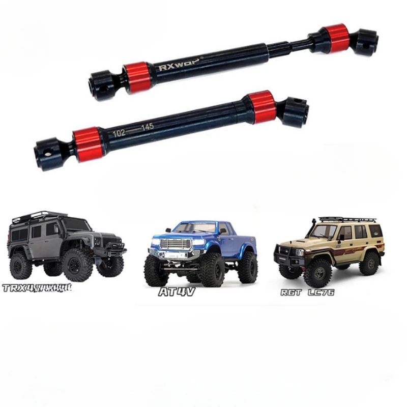 

Easy to control metal drive shaft cardan shaft For 1/10 RC Crawler Car Axial Scx10 90046 D90 Traxxas Trx4 Trx4m D12 Upgrade