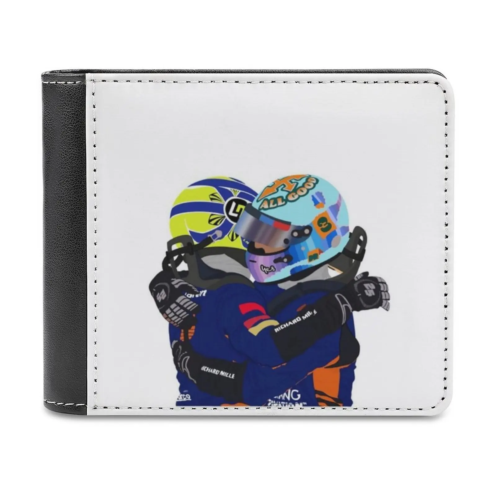 Lando Norris & Daniel Ricciardo Monza Gp 2021 Men's Wallet Purses Wallets New Design Dollar Price Top Men Leather Wallet Max