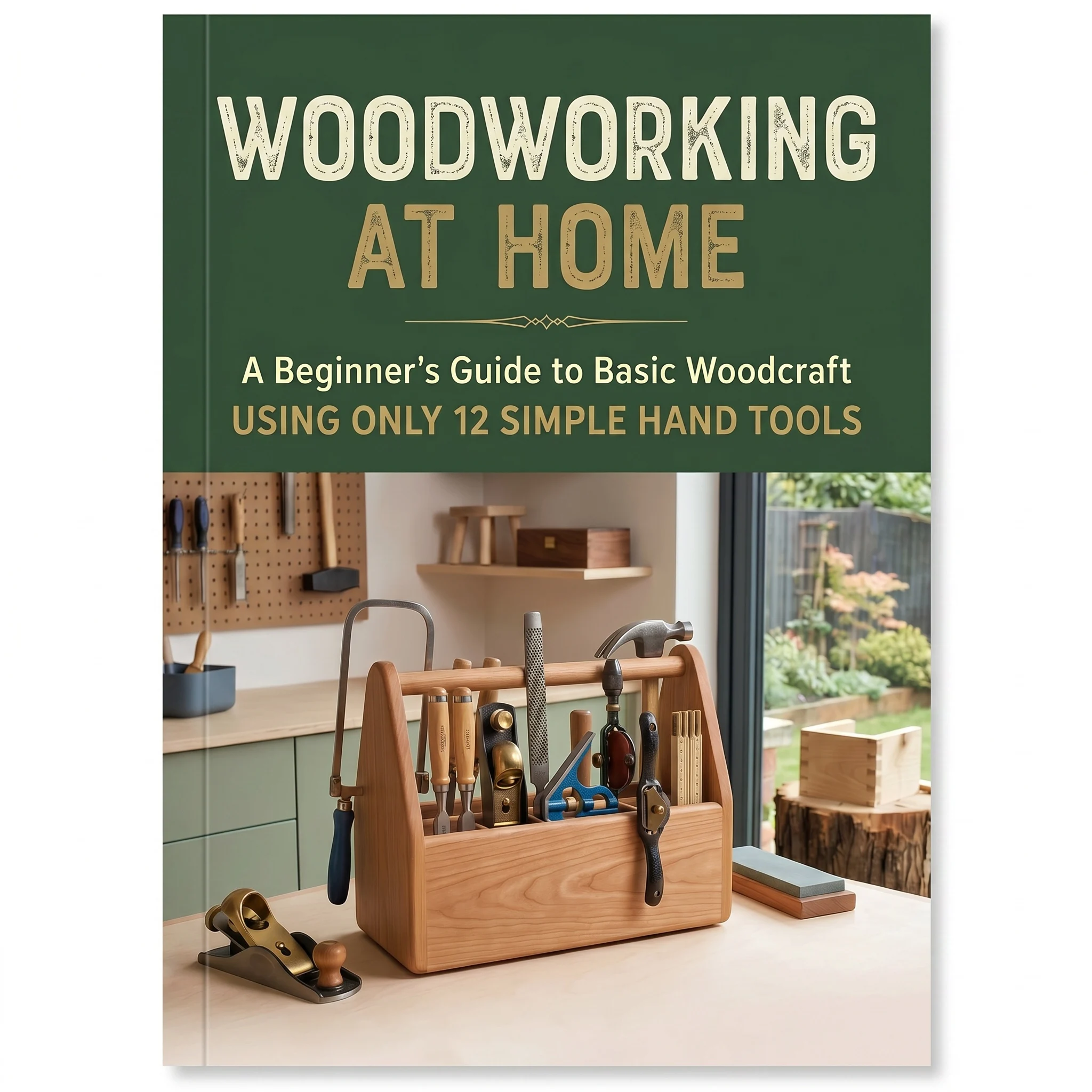 Woodworking at Home A Beginner's Guide to Basic Woodcraft Using Only 12 Simple Hand Tools