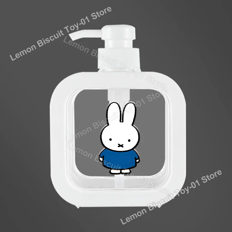 300ML Miffy Series Bath Pump Bottle Empty Refillable Cartoon Lotion Dispenser Portable Container for Shower Gel Birthday Gift view 6