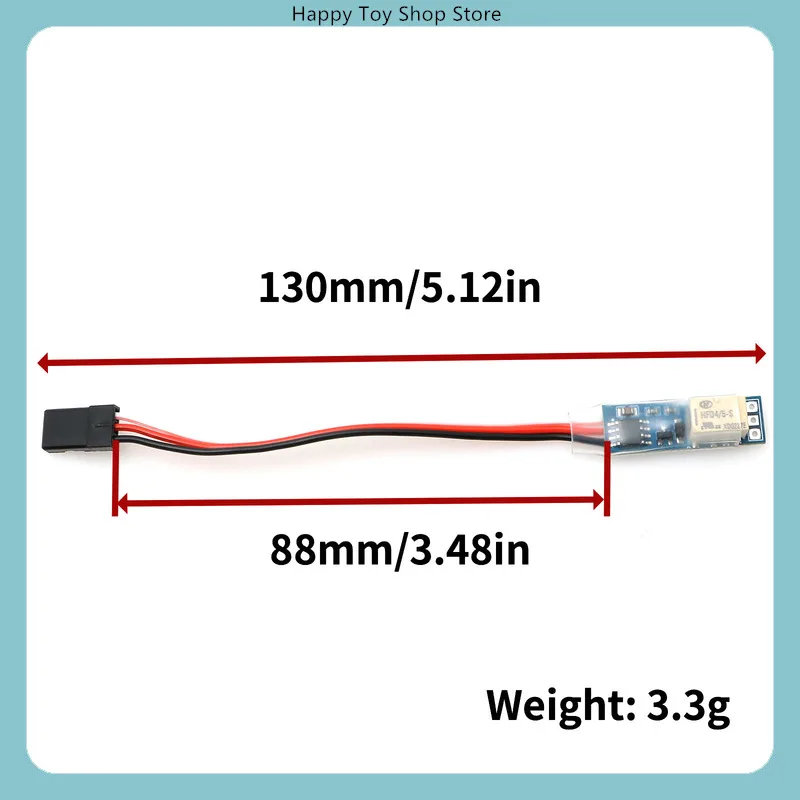 Mini PWM Switch Relay Universal Remote Switch for LED Light Control of RC Car Aircraft Boat Spare Parts