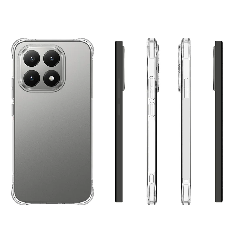 ل Xiaomi 15T حالة وسادة هوائية للصدمات حماية الكاميرا لينة واضح الغطاء الخلفي ل Xiaomi 15T برو غطاء من السيليكون Mi 15T برو 5G #6