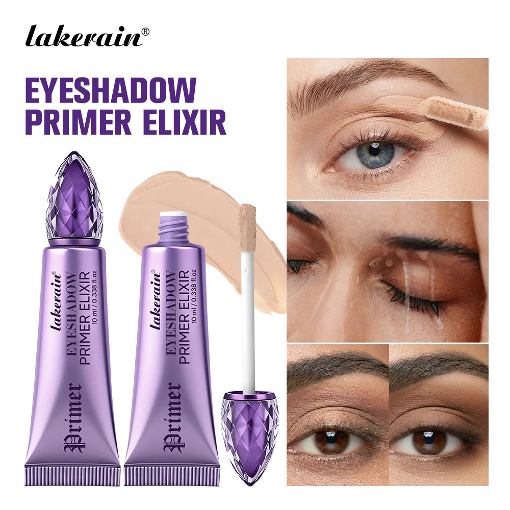 Eyeshadow Primer Elixir 8h Long Lasting Wear Uniform Color Development Smooth Blending Waterproof Light Gel Texture Eye Primer