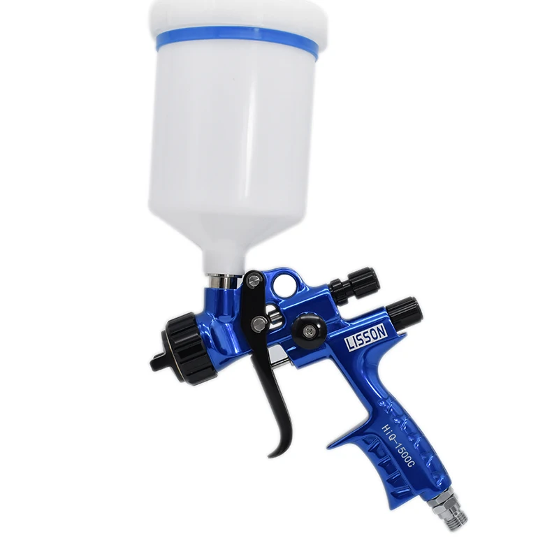 spray paint LISSON paint sprayer hvlp spray gun 1500C 1.3MM 600ml cup manual spray gun Painting Tool apply to car paint spray