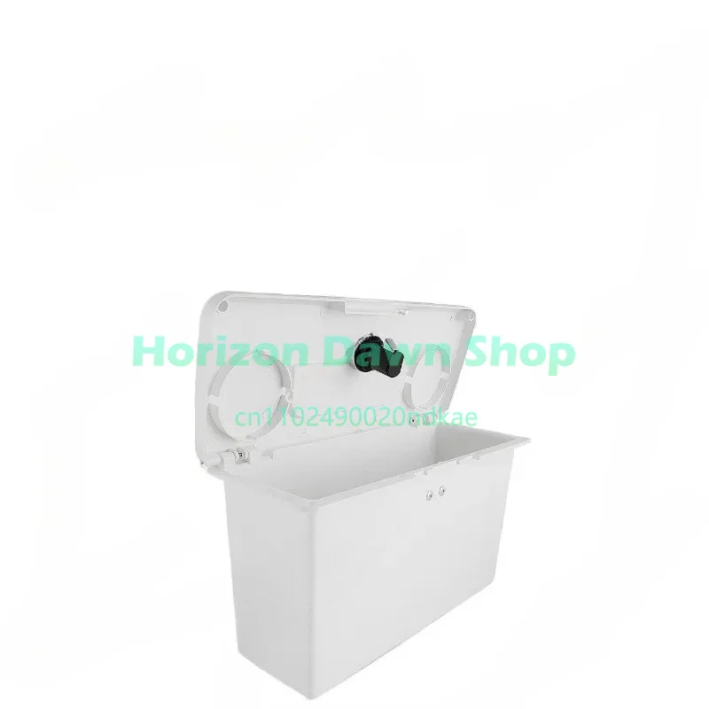 Box with Cup Holders Boat  Box ABS Storage Box Compact Size Easy Installation Multi-Purpose Use