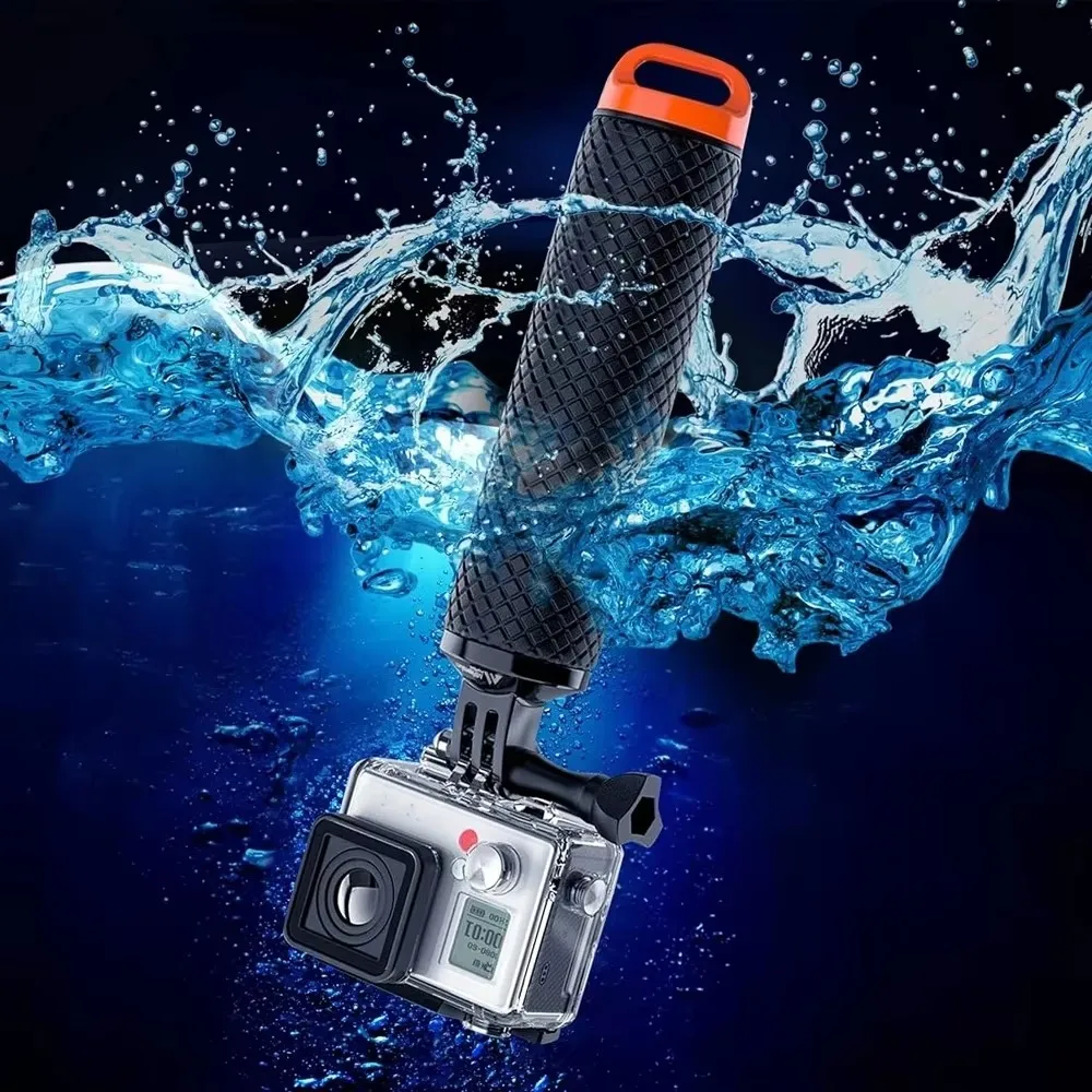 Action Camera Water Floating Hand Grip For Gopro Hero 13 12 11 10 9 8 Xiaomi Yi SJ4000 DJI Osmo Float Handle Mount Accessories
