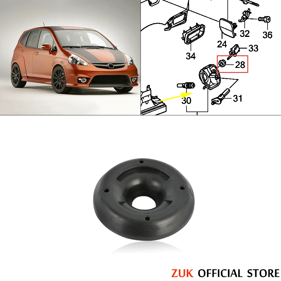 ZUK For HONDA FIT JAZZ 2005-2014 CITY 2009-2014 INSIGHT 2013-2014 Fuel Lid Lock Packing Gasket OEM:74470-SAA-003