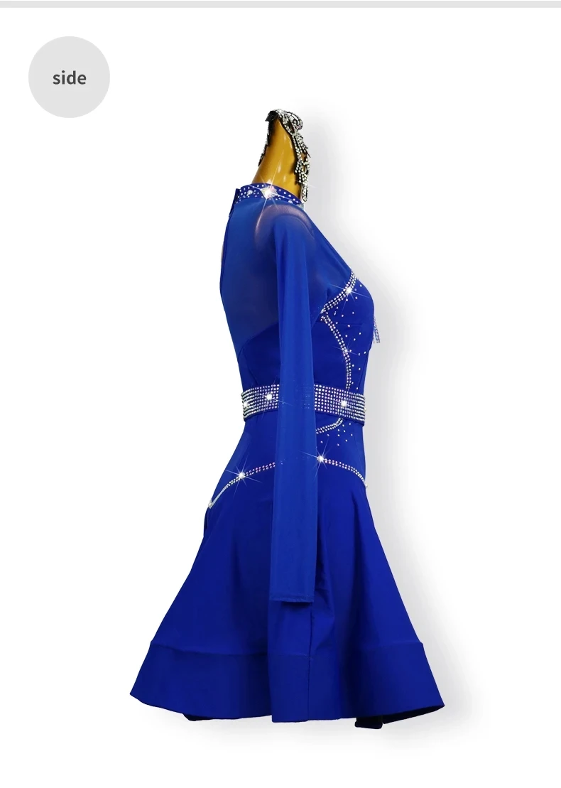Lateinamerikanisches Tanzkleid für Damen, Wettbewerbskleid 2026, Sexy Outfit, Kabarett, Sport, Party, Ballsaal, Elegante Mädchen, Abschlussball, Karnevalskostüm – Detail 9