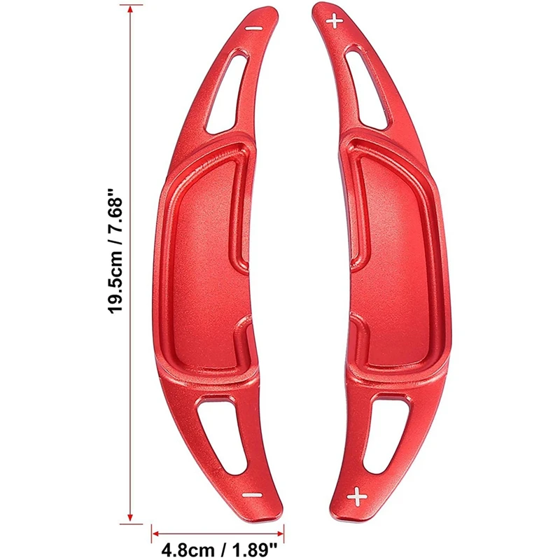 Steering Wheel Shift Paddles Extender Quick Shift DSG Sticker For Mercedes-Benz AMG A45 C63 G63 GLC43 GLE63 SL63 Red