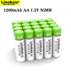 1-30PCS Liitokala 1.2V AA 1200mAh Ni-MH Rechargeable battery aa for Temperature gun remote control mouse toy batteries