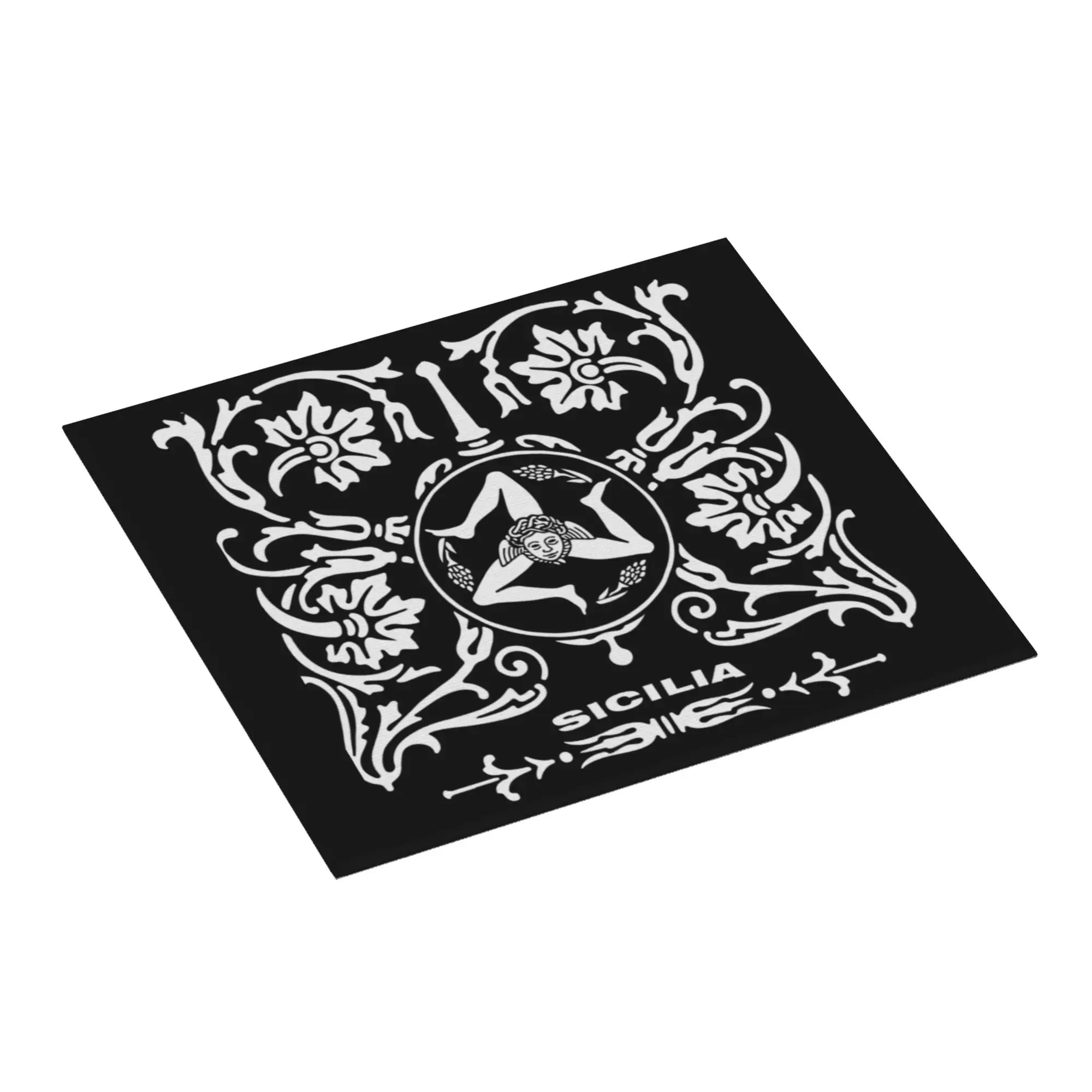Sicilia Sicily Love Trinacria Non‑Slip Waterproof Absorbent Barware Tableware Oil Proof Reusable Sicilian Pride Mat For Kitchen