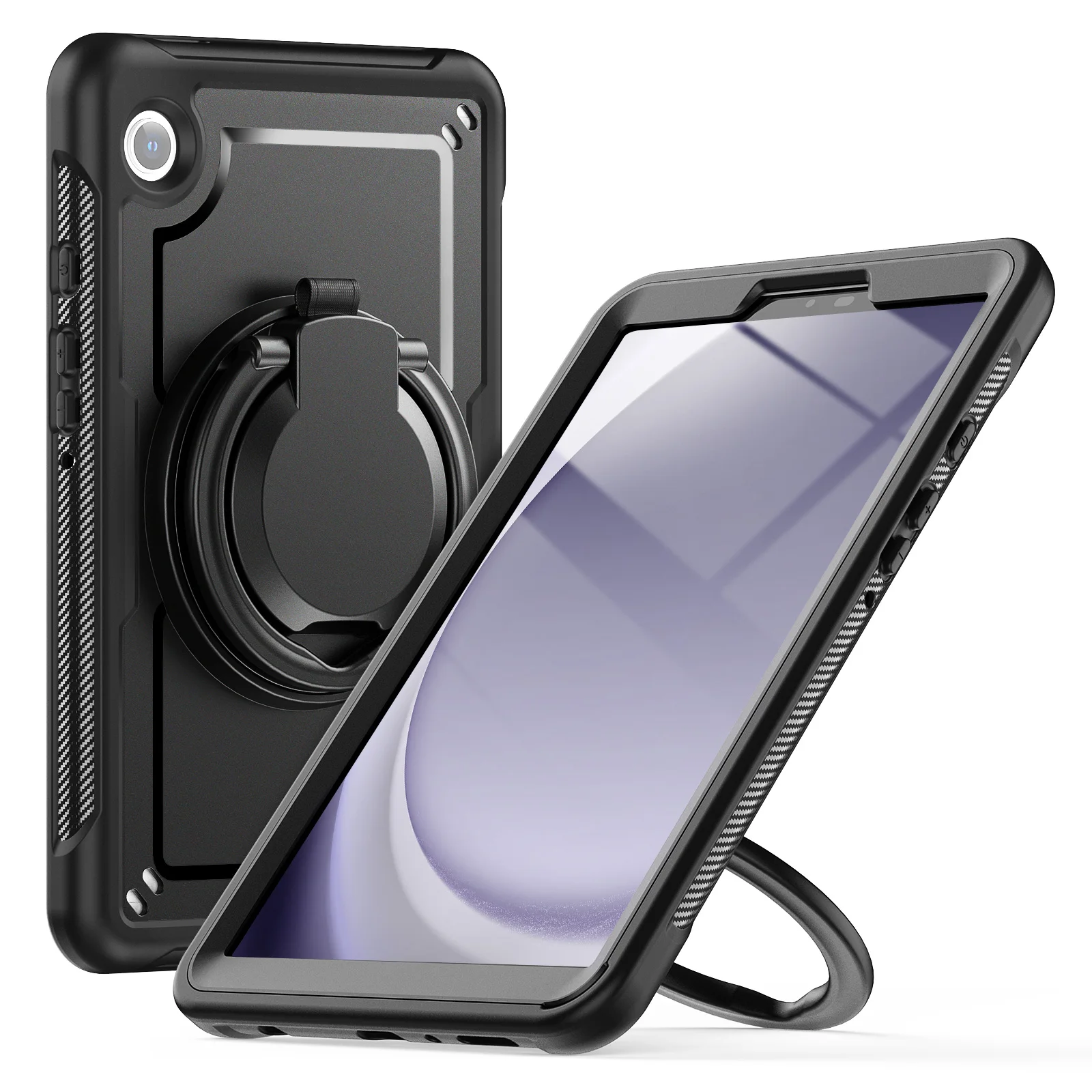 

For Samsung Galaxy Tab A9 8.7inch A9 Plus 11inch Tablet Case for SM-X210 Shockproof Protector Kids Cover 360 Rotation Handstrap