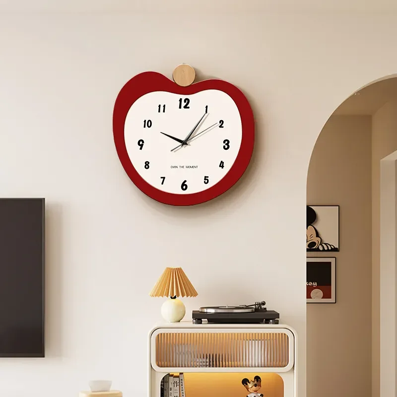 No Punching Household Living Room Wall Clock for Modern Simple Decorative Painting Creative Internet Celebrity Clock Source