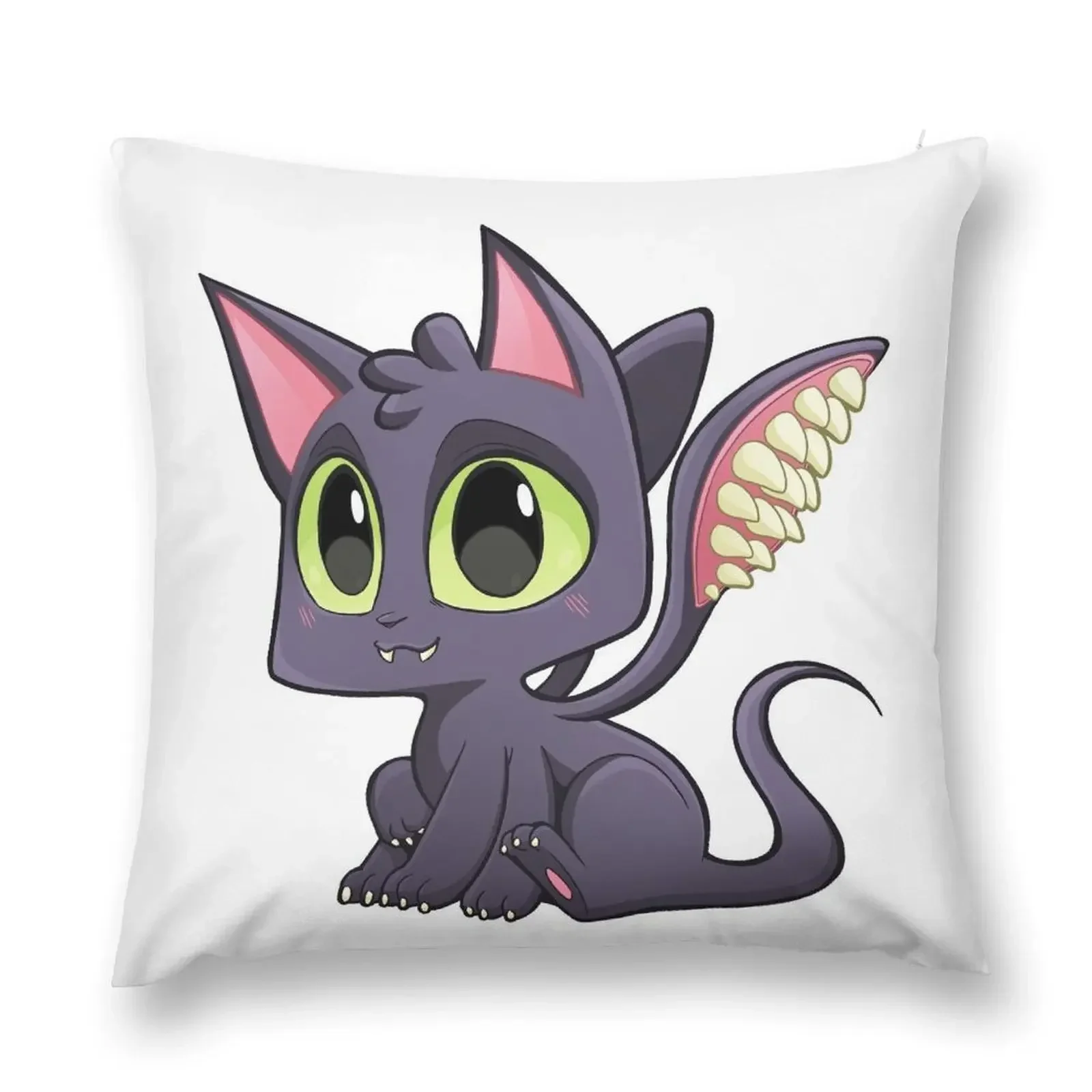 Baby Displacer Beast - Cute D&D Adventures Throw Pillow Decorative Cushion Cover Throw Pillow Covers Pillow Decor