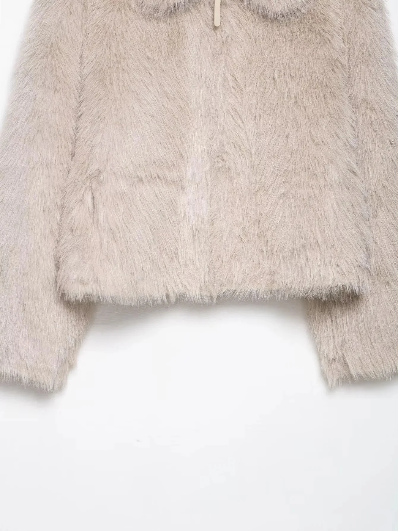 KONDALA меховая куртка на молнии, женская осенне-зимняя верхняя одежда, повседневная куртка из искусственного меха, модная уличная элегантная женская меховая куртка 2025 г.