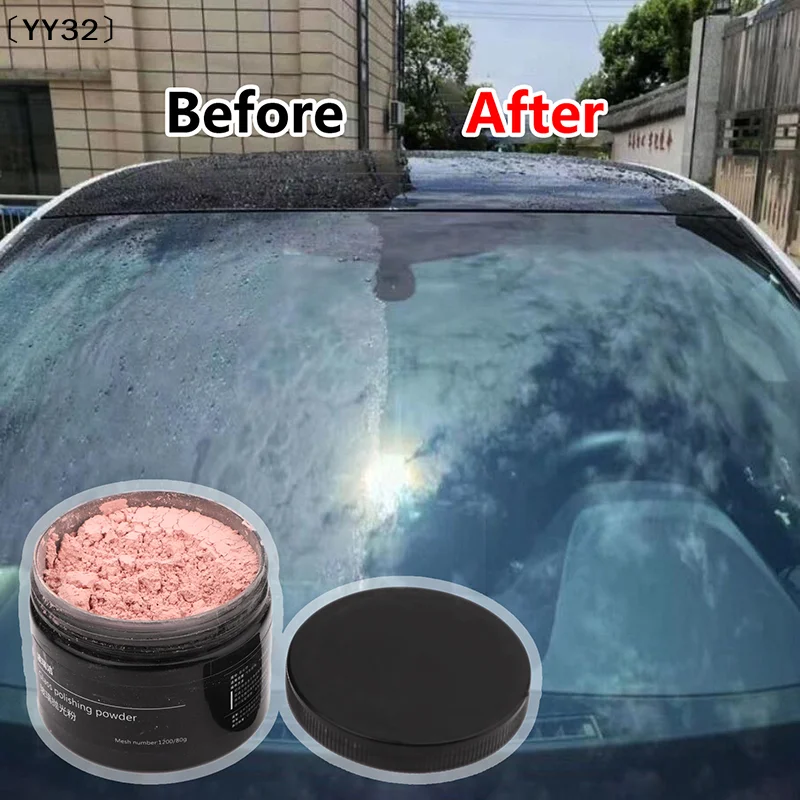 Car Window Polishing Mirrors Powder 80g Glass Polish Cerium Oxide Powder Glass Remove Composite Rare Repair Tool〔YY32〕