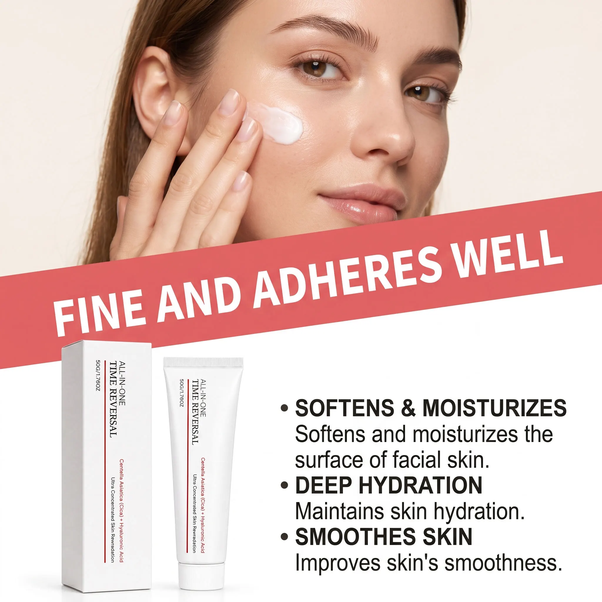 Centella Asiatica Face Cream Soothing Moisturizer Skin Barrier Repair Cica Cream Anti Redness Korean Skin Care Deep Hydration