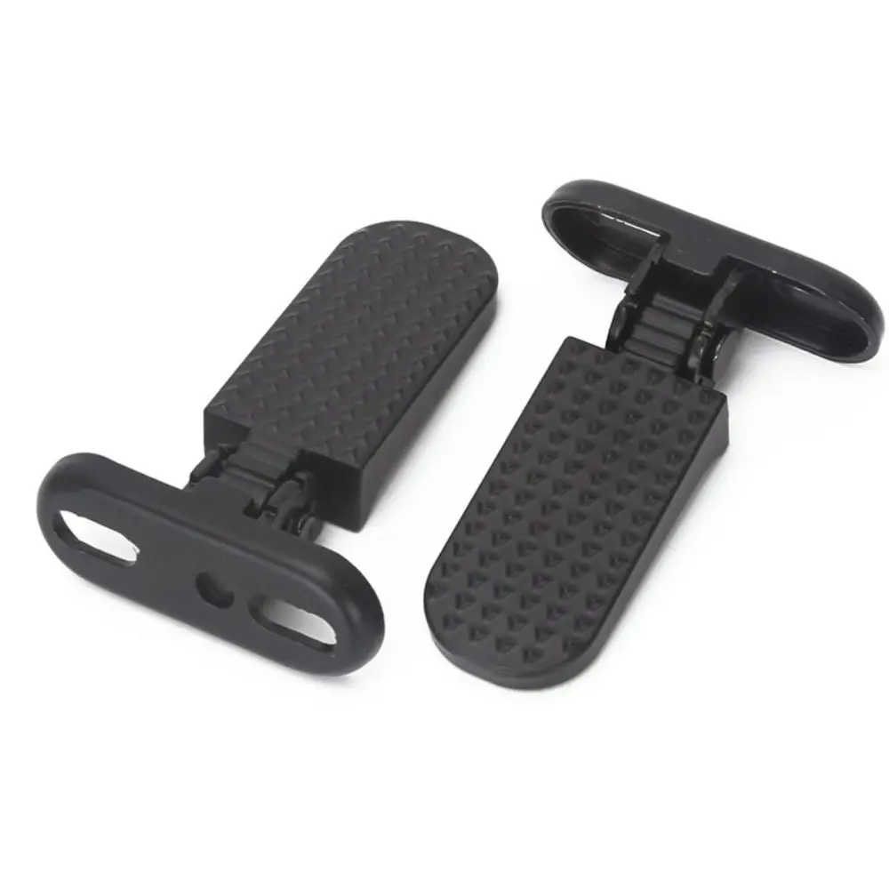 1 Pair Quick Release Bike Rear Pedals Aluminium Alloy Non-Slip Ebike Pegs Foldable Universal Foot Pegs for Electric Bicycle