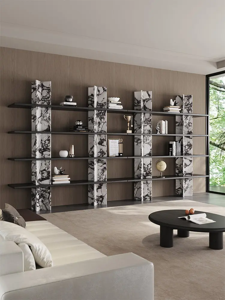 LMM Solid Wood Office File Cabinet Data Cabinet Modern Simple Storage Multi-layer Storage Rack