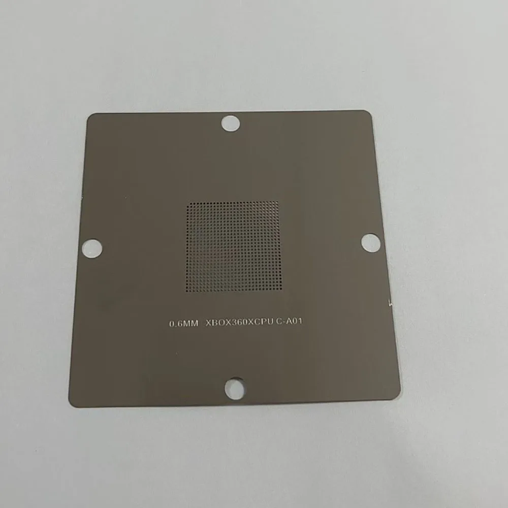 9Pcs Direct heat90*90mm XBOX360 CPU GPU Stencils BGA Reballing Station Game Console CSP HANA GPU-B CPU-A01 Reballing stencil