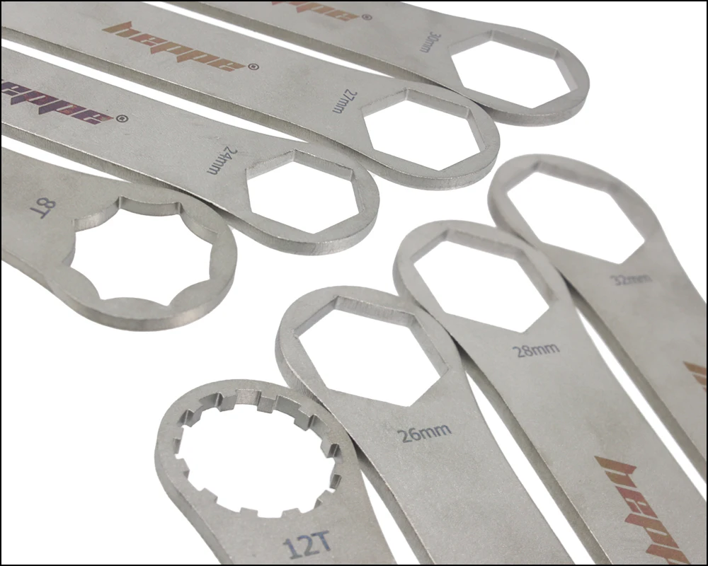HEPPE Bike Gabel Schulter Wrench Fahrrad Gabel Reparatur Werkzeug Gabel Kappe Spanner 8-12T/24/26/27/28/30/32mm für XCR XCT XCM ST RST – Detail 12