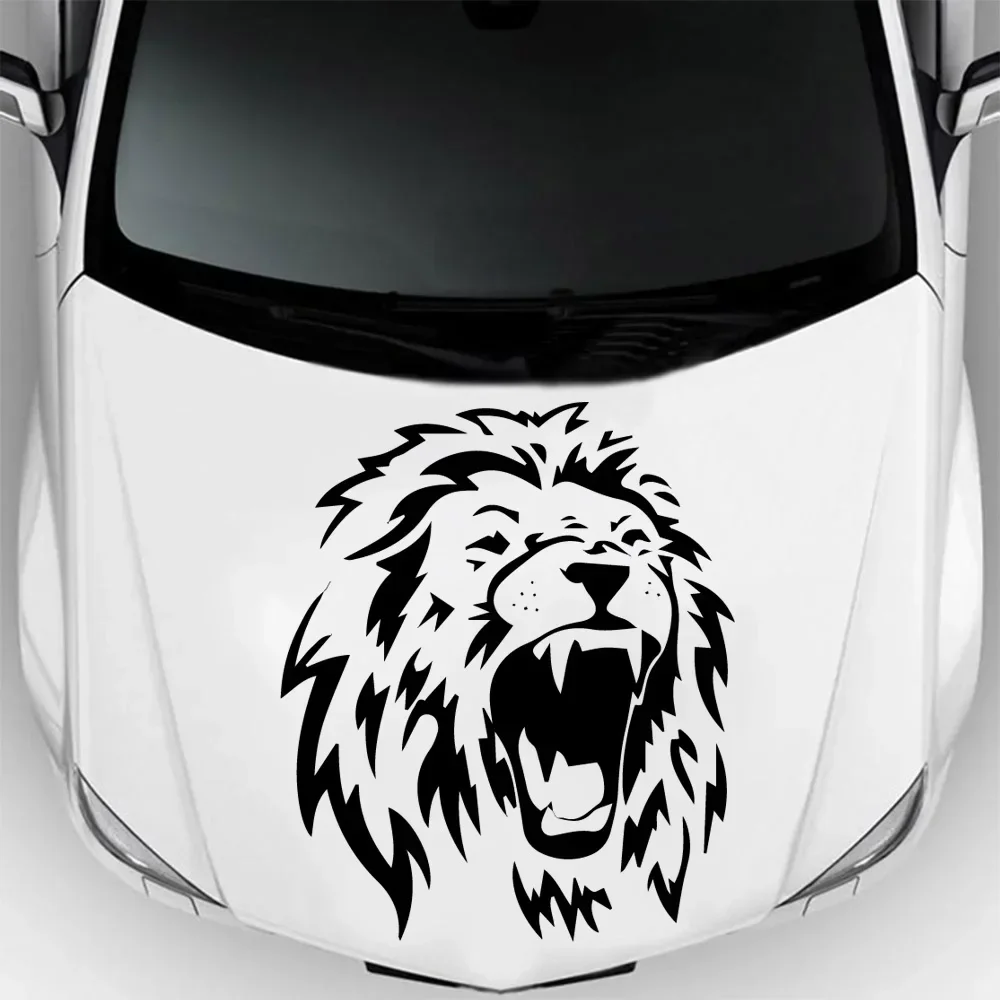 Lustige Löwe Autoaufkleber Vinyl Aufkleber Fensterdekoration für Motorradzubehör