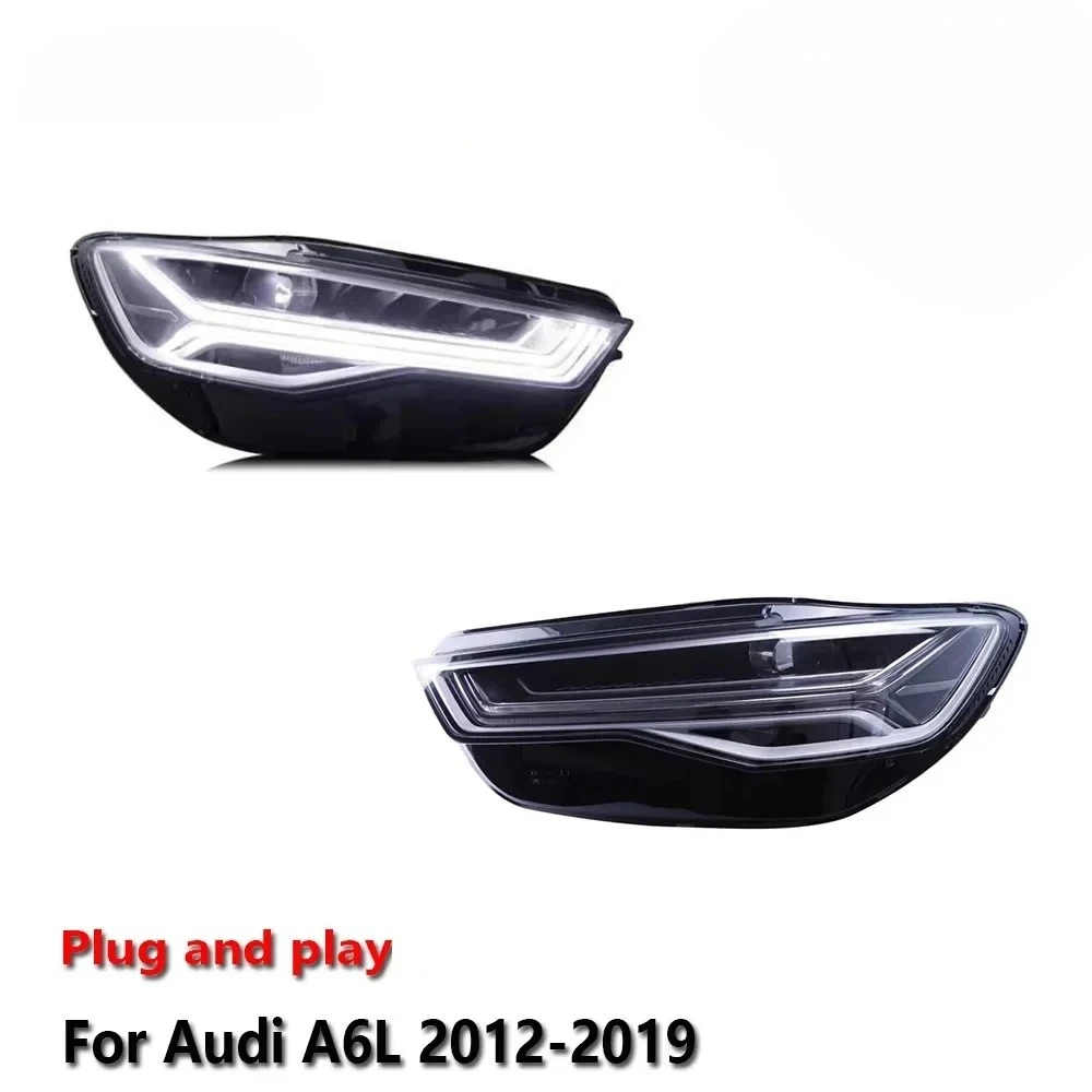 

Автомобильные светодиодные фары в сборе для Audi A6L C7 / PA 2012-2018: противотуманные фары, ДХО, стоп-сигналы, указатели поворота, подключение Plug and Play