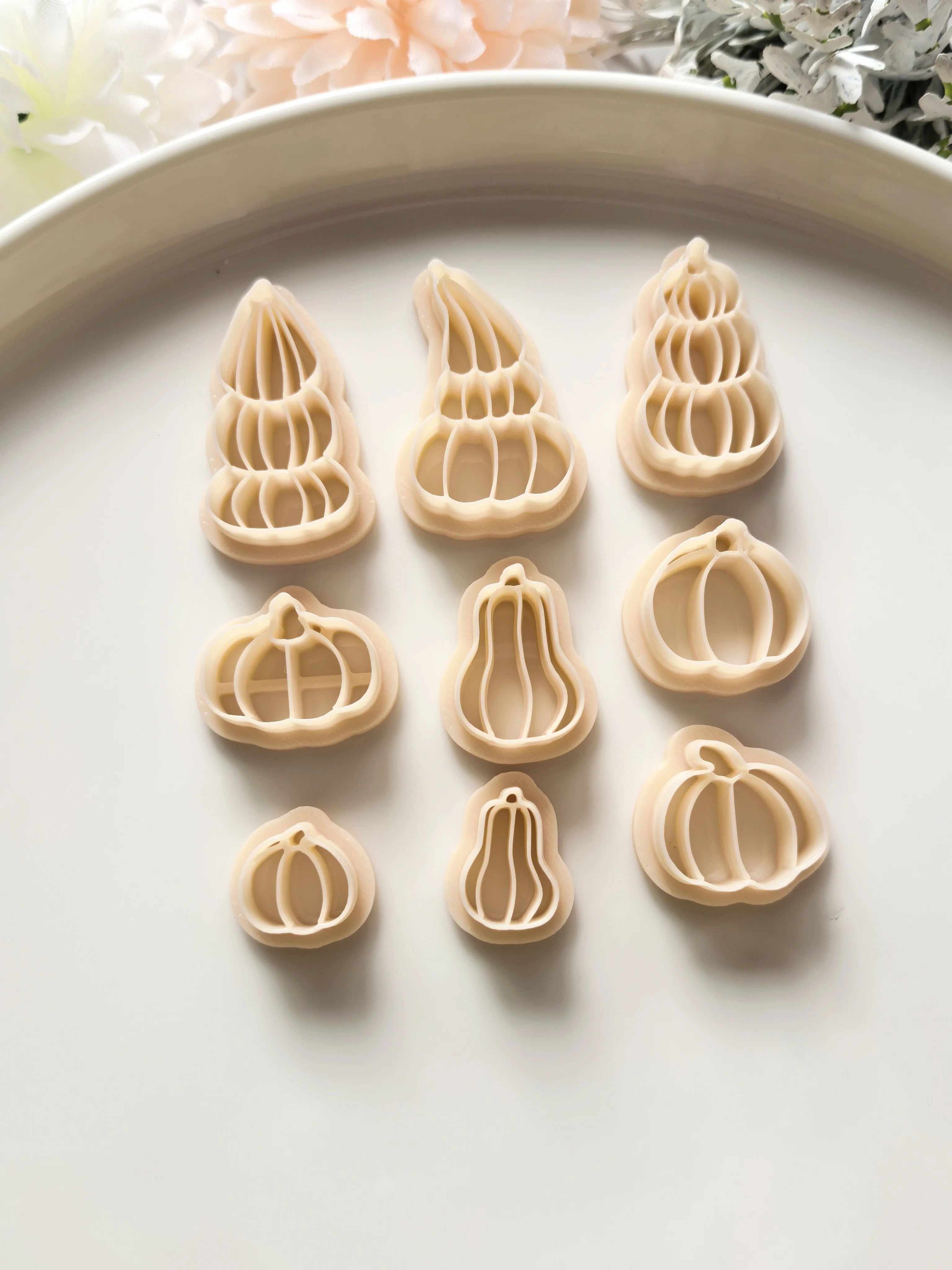 سلسلة اليقطين للهالوين قواطع طين بوليمر قوالب قطع الطين أقراط يدوية لصنع المجوهرات أدوات يدوية