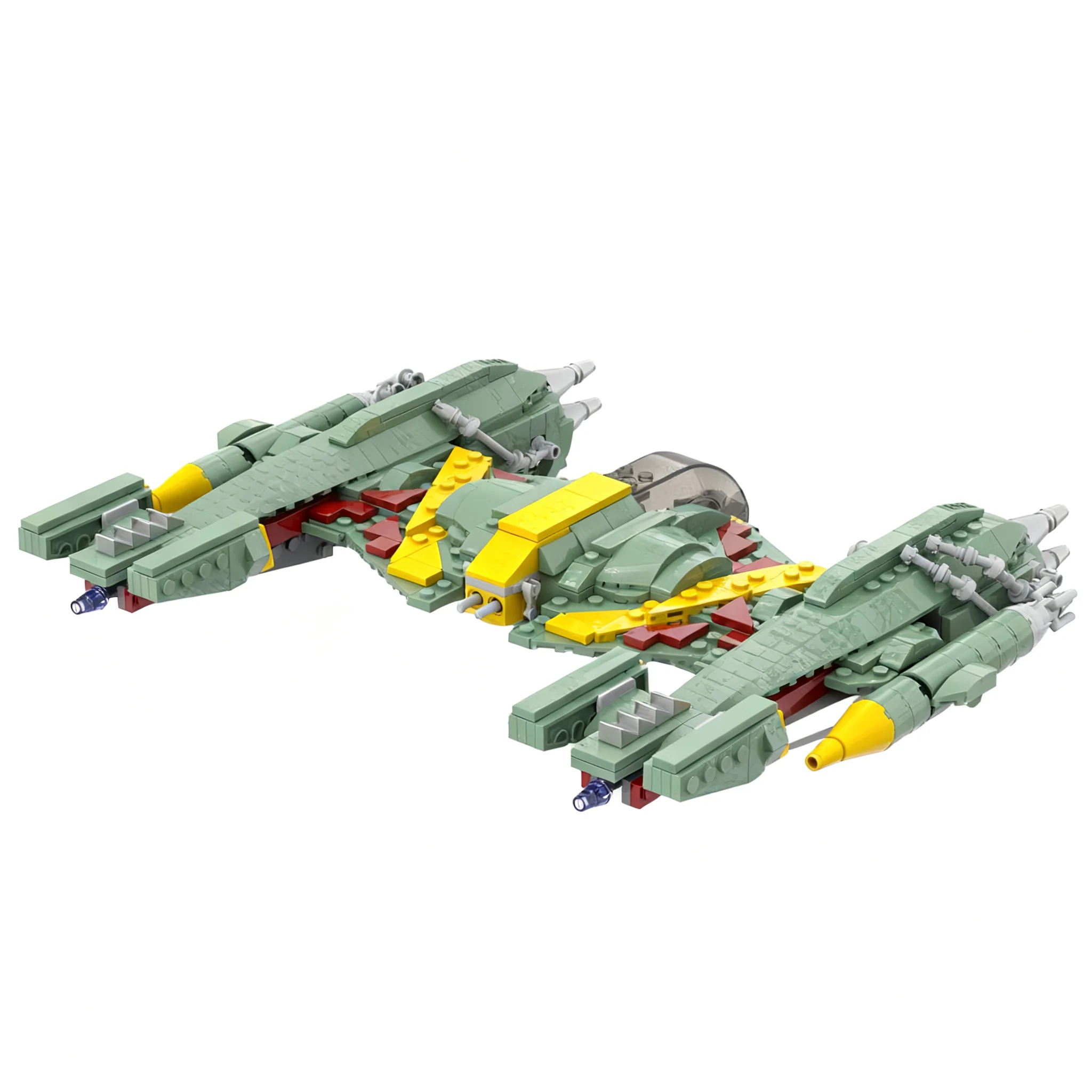 659pcs MOC Star Battle #7673 Overhaul Xanadu Blood Model Building Blocks Architecture Christmas Gift Toy Collection 3D Education