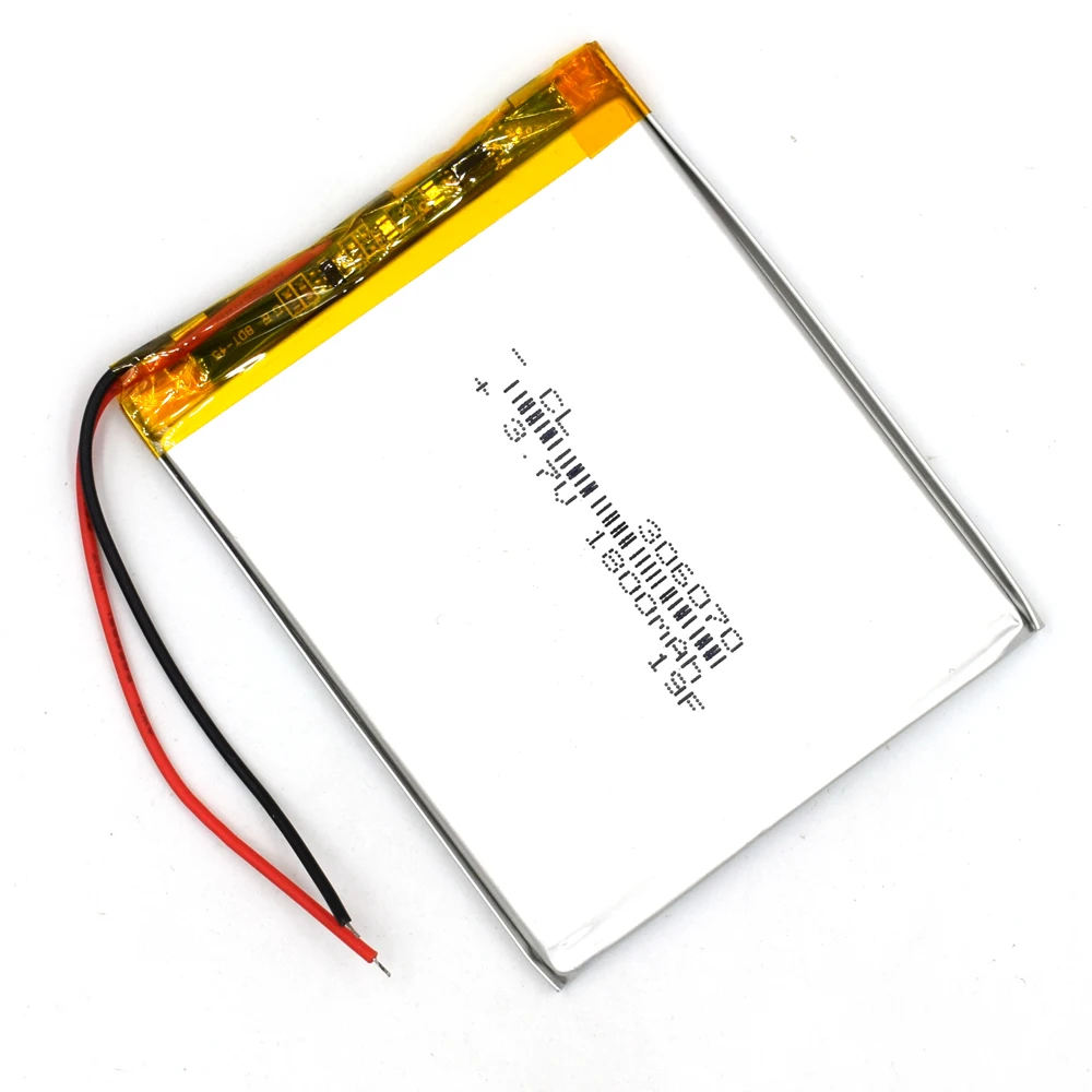 306070 1800mAh 3.7 فولت ليثيوم أيون بوليمر يبو بطارية قابلة للشحن للكتاب الإلكتروني اللوحي قوة البنك اللوحي المحمول