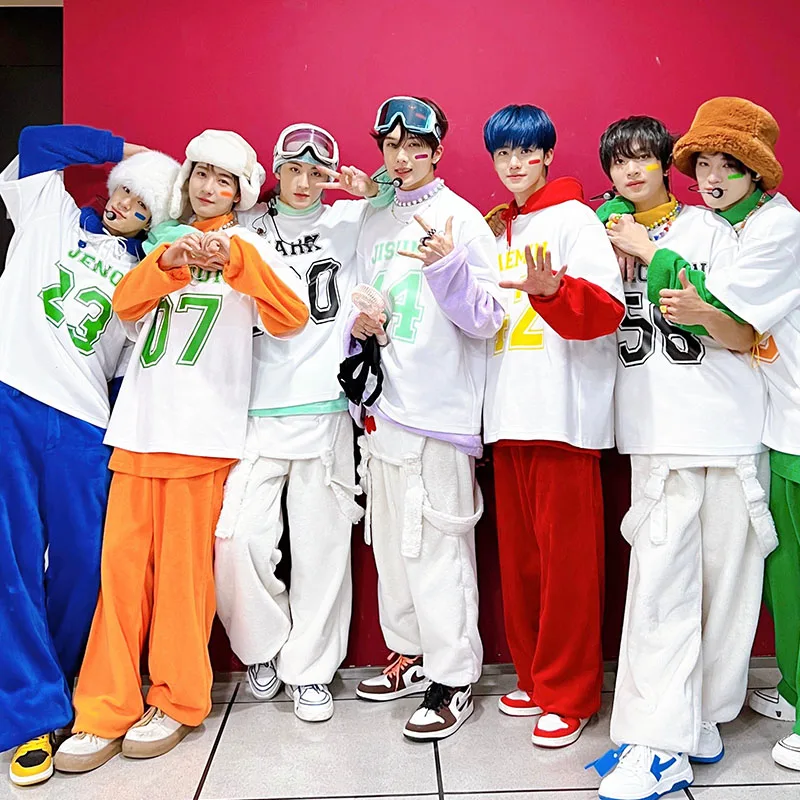 NCT DR Album Candy MV Support Hoodie Fce gefüttert Overhead Frühling Herbst Winter Jaet Commute Simple Long Sve Cotton