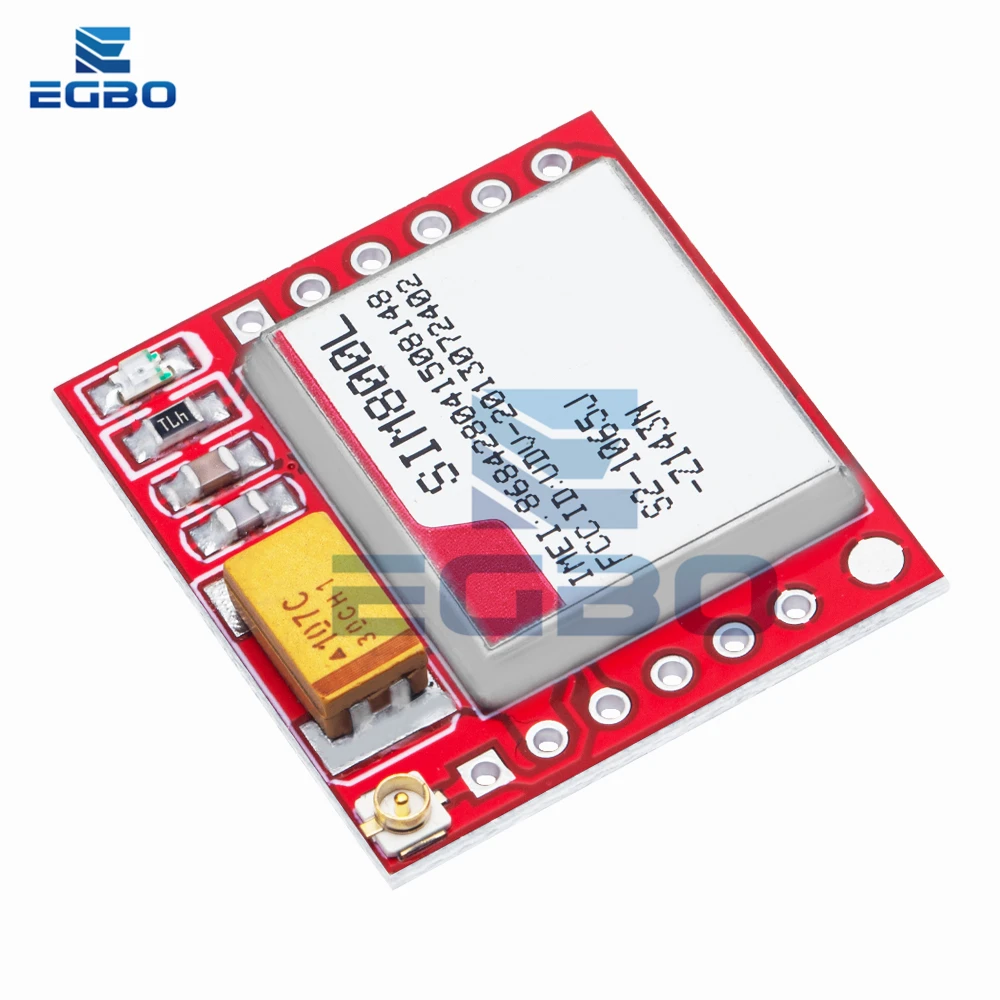 Mini Smallest SIM800L GPRS GSM Module Micro SIM Card Core Wireless Board Quad-band TTL Serial Port With Antenna Diy