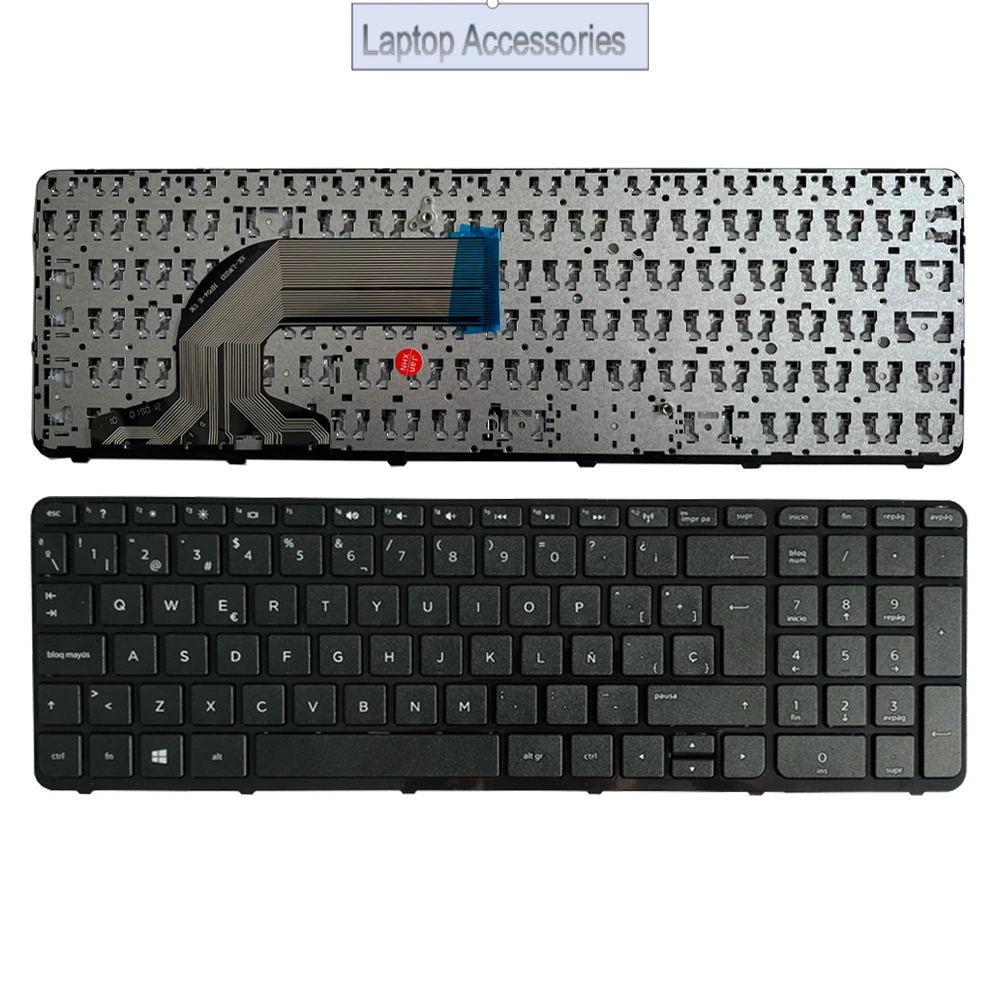 Nuevo Teclado español para HP Pavilion 15-N000 N100 N200 15-E000 15-E100 719853-071 749658-071 SP negro