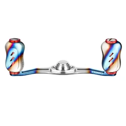 Gomexus Titanium Reel Handle 80mm with 22mm Titanium Knob T22 For Daiwa Steez Tatula Catalina Zillion Abu Garcia Baitcaster