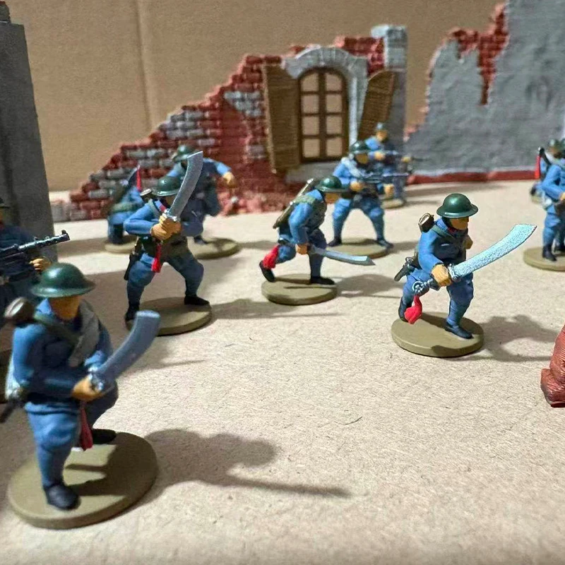 

1:72 Scale Resin Material Soldiers 15 Suitable For 29A Sand Table Scenes Collectible Decorative Gifts Display