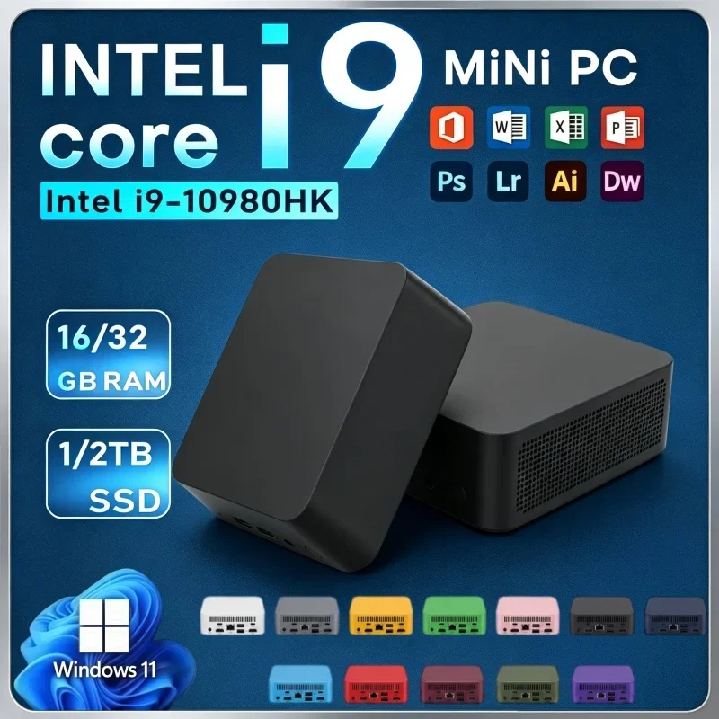 intel-i9-10980hk搭載、windows-11、16gb-ram、2tb-ssd、bluetooth-52、wi-fi-6、4k-uhd対応の小型ポータブルpc。オフィスやゲームに最適。