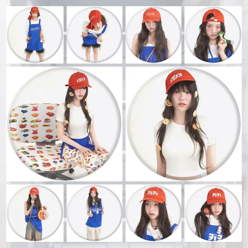 

Kpop KIIIKIII 1st EP 'UNCUT GEM' Concept Photo Pins Leesol Haum Mirror Bag Pendant Jiyu Sui Kya Fans Collection Gifts