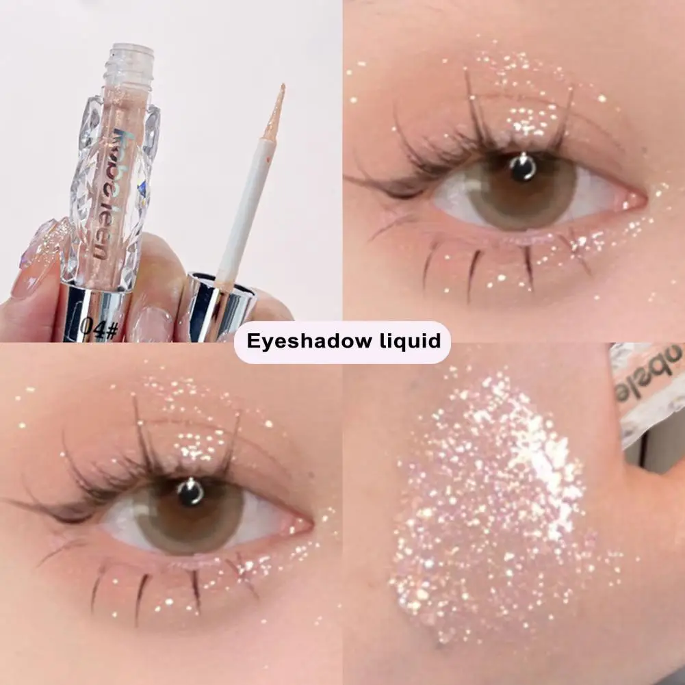 Shimmering Eye Shadow Highly Pigmented Liquid Eyeshadow Stick Shimmering Glitter Pearlescent Texture Long Lasting Eye for Women