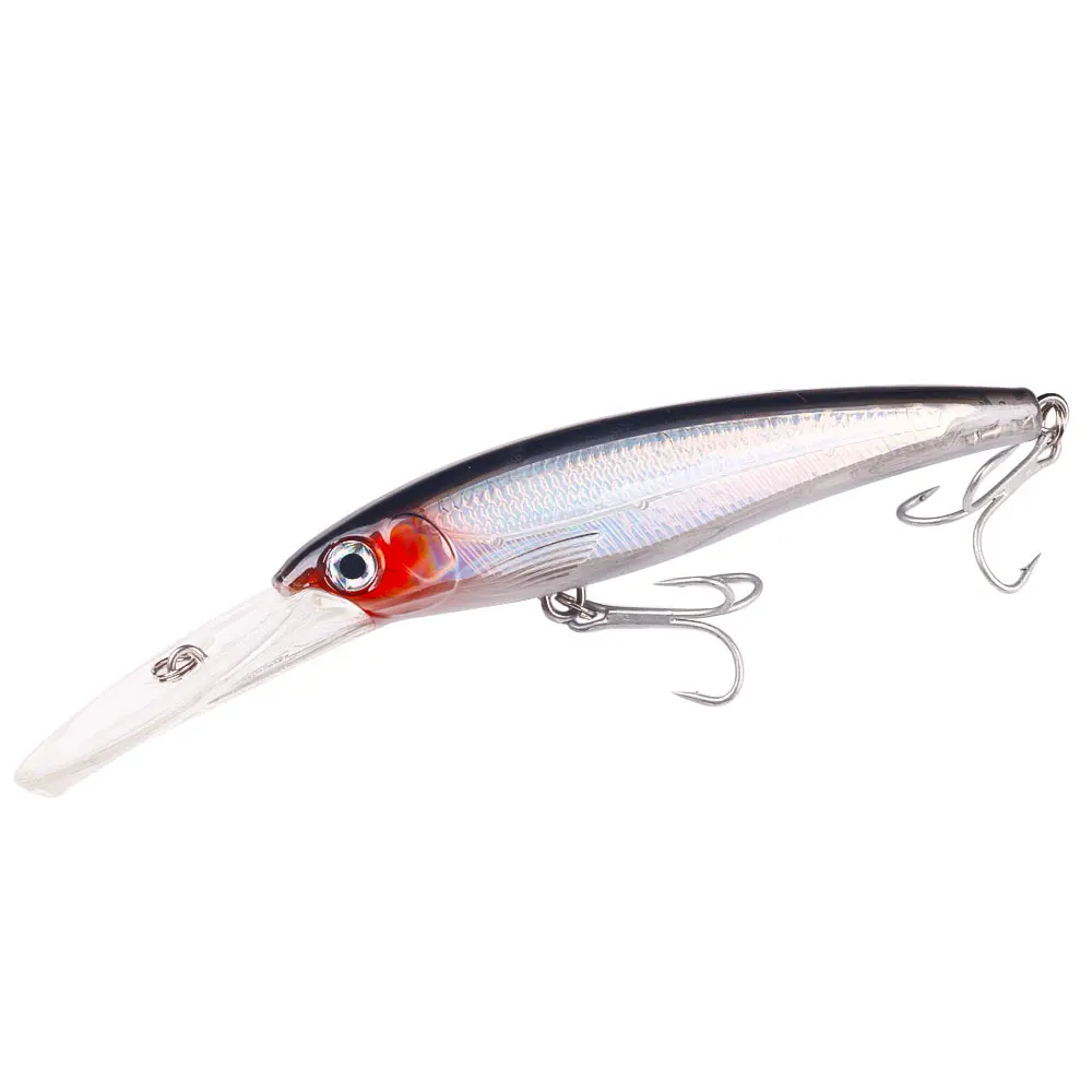 Isca de Pesca Artificial Realista em Formato de Peixe Minnow, Isca Artificial Wobblers para Pesca de Carpa, Lúcio, Walleye, Isca Original para Pesca Marítima