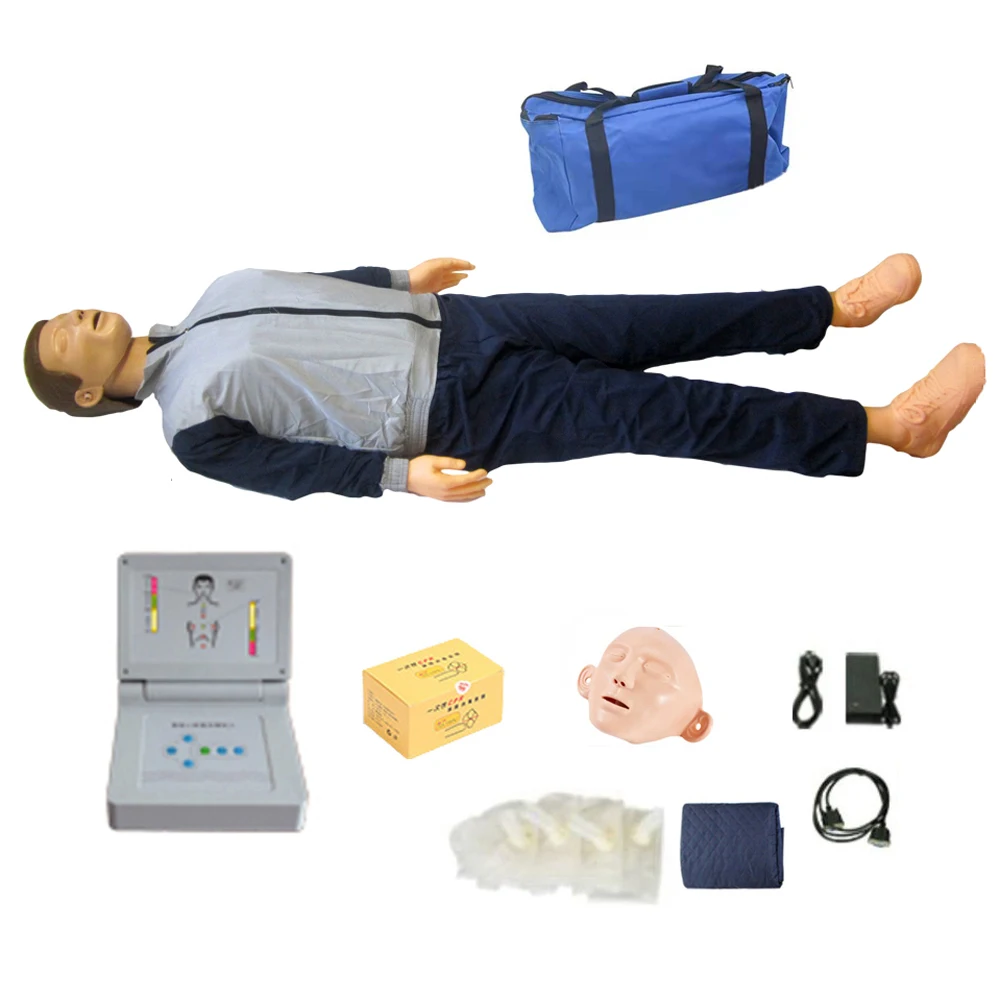 

Electronic CPR Training Manikin First Aid Emergency Rescue Dummy Airway Opening Medical Dummy