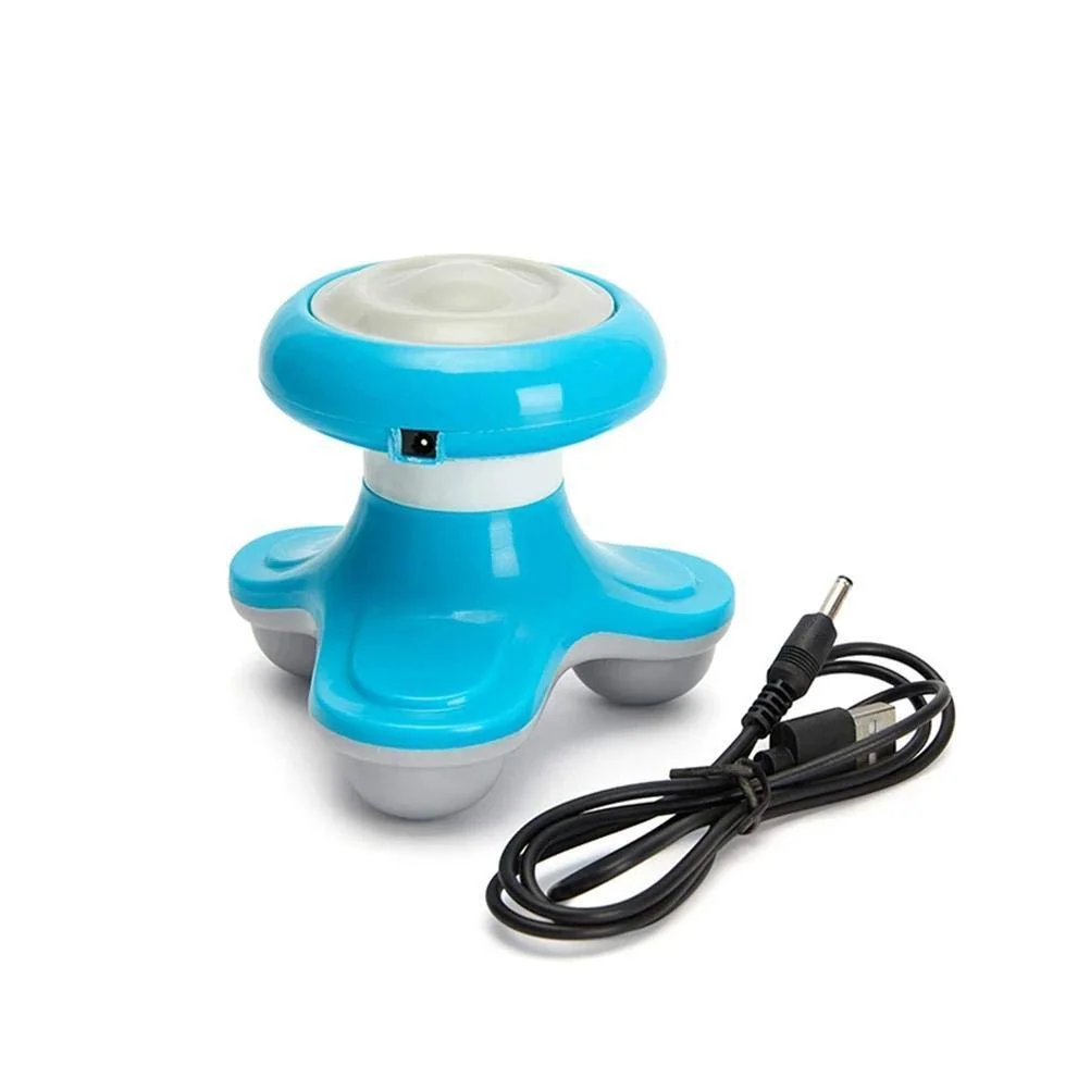 

Electric Handled Wave Vibration Massager Body Massager Mini Electric Massager (English blue)