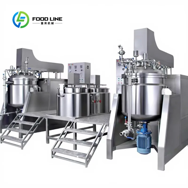 customized Internal Circulation Vacuum Mixer Industrial Grade Emulsifier for Cosmetic Cream and Ointment Workshop