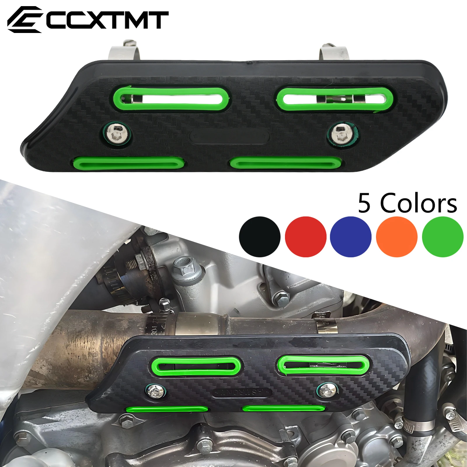 Protector térmico de escape STROKE para Husqvarna FE 250 350 450 501 Husaberg FE 250 350 450 501 Sherco SEF-R 300 250 450