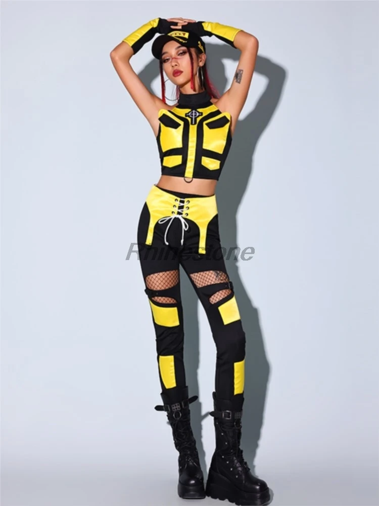 New Jazz Dance Costume Woman Group Cheerleading Performance Singing Dance Group Practice Costumes