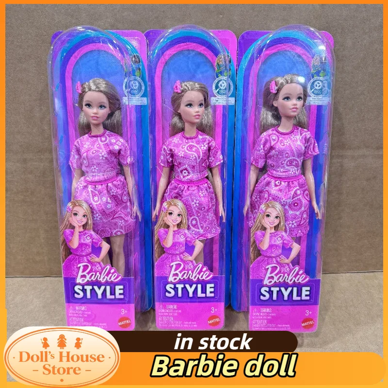 

HRH21 Authentic Barbie Dolls Barbie Fashion Experts Clothes Dresses Girls' Gifts Playhouse Toys Mobile Dolls Handmade Dolls