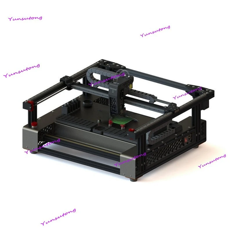 

TORNADOSMT V2 Openpnp SMT Second Generation Dual Vision SMT Machine with Double Head Automatic Spreader