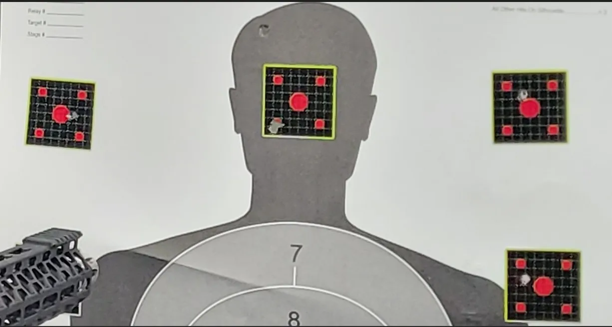 Shooting Square Practice Splash Target Paper Shooting Target Training Supplies Fluorescent Color Label 200Pcs 2in (Can Be Used f