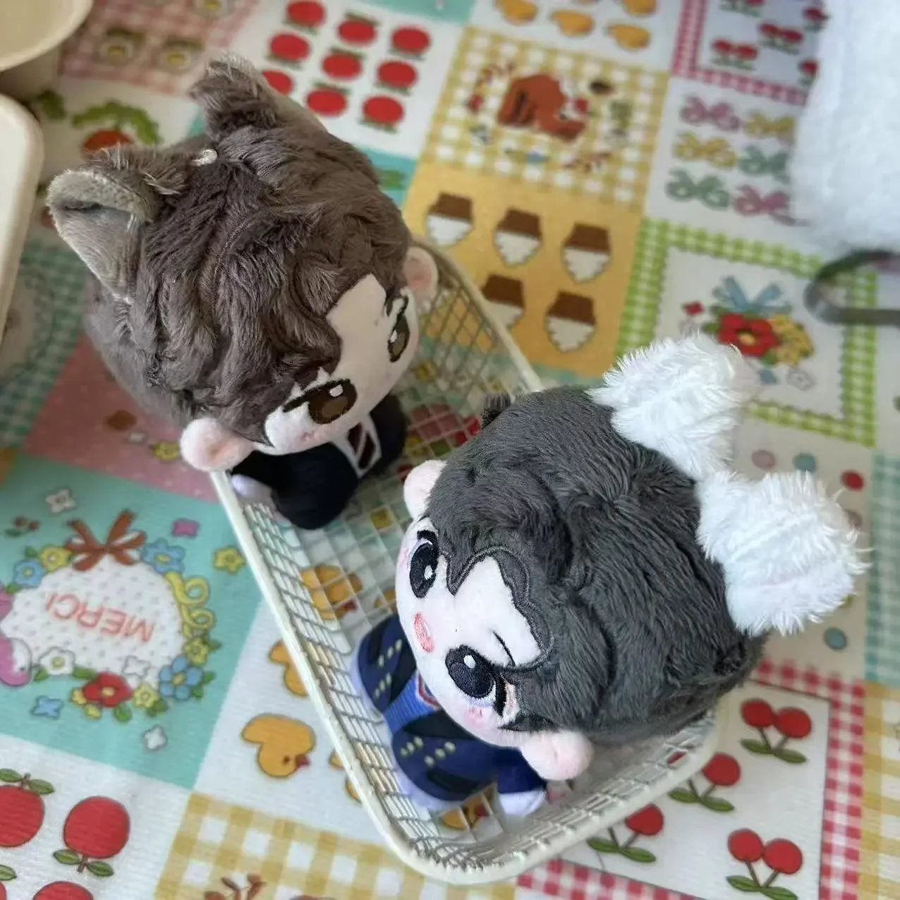 Gefüllte 10 cm Spiel Anime Bo Jun Yi Xiao Nan Bo Wan Nan Bo Kaninchen Attribute Körper Plüsch Puppe Spielzeug weiche Dress Up Baumwolle Kind Geschenk